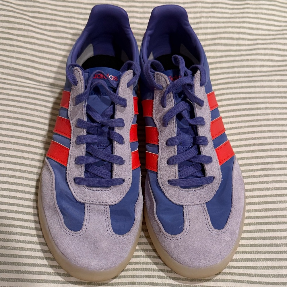 Adidas Purple and Red Athletic Shoes